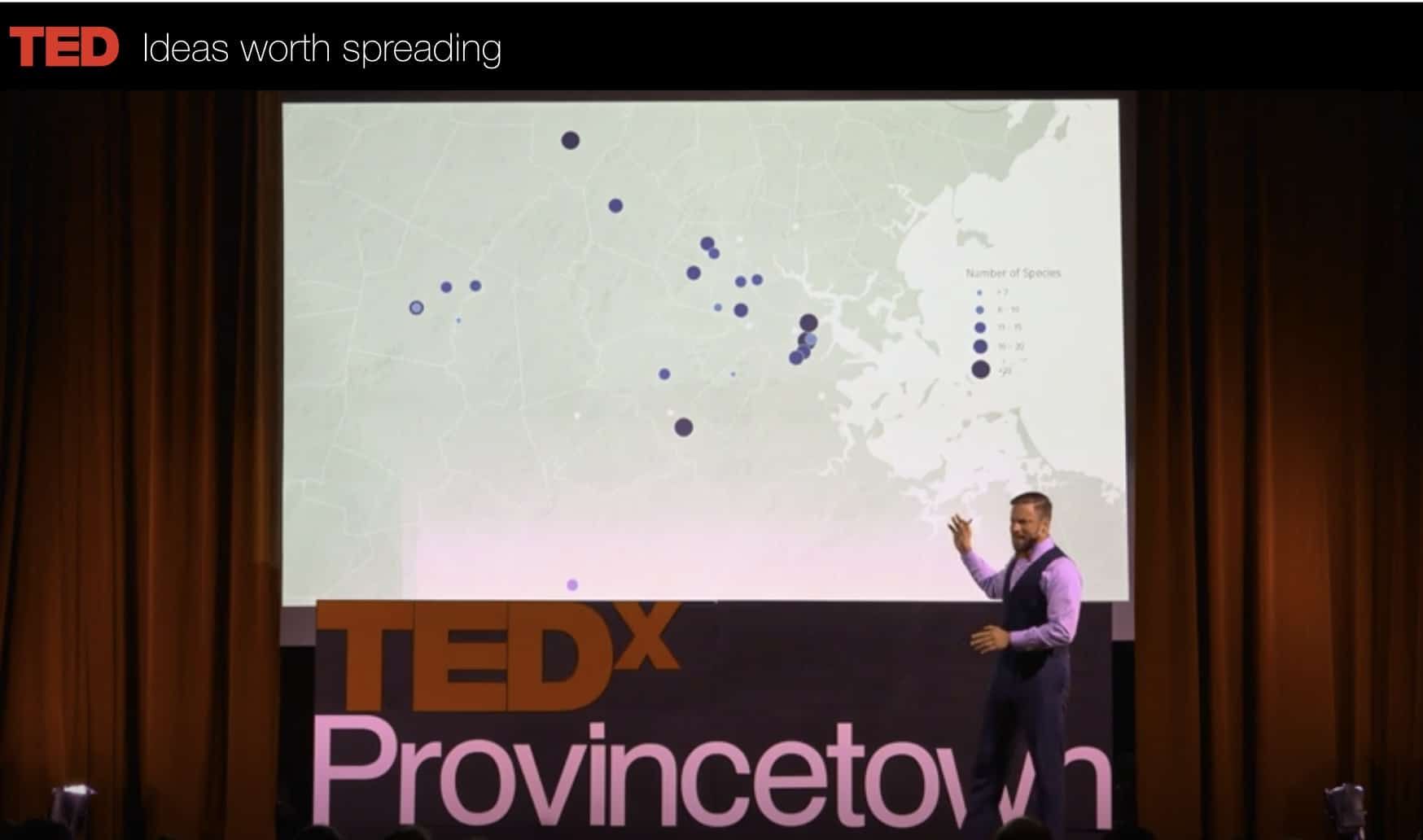 Noah on TEDxPtown Stage