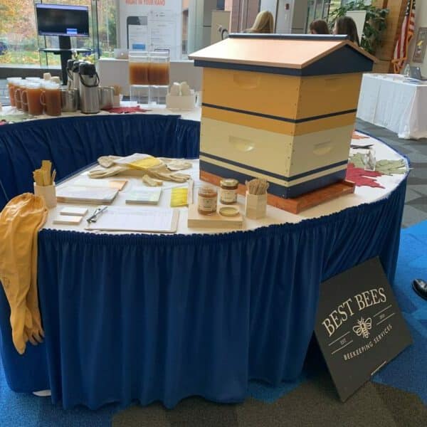 Best Bees table at an event for a client