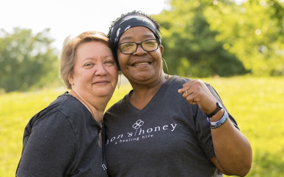 Two Hon's Honey workers