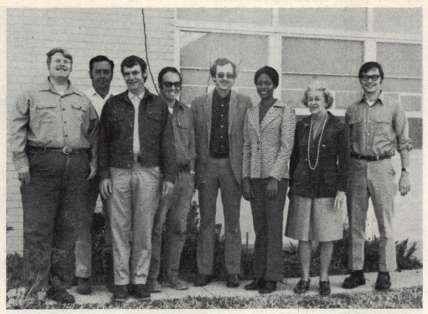 black and white photo of the USDA lab at Baton Rouge in 1973