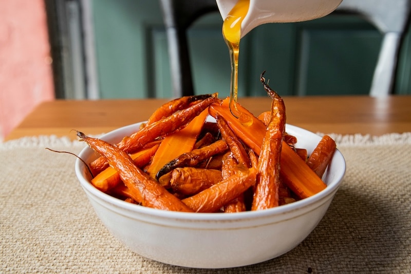 roasted carrots with honey